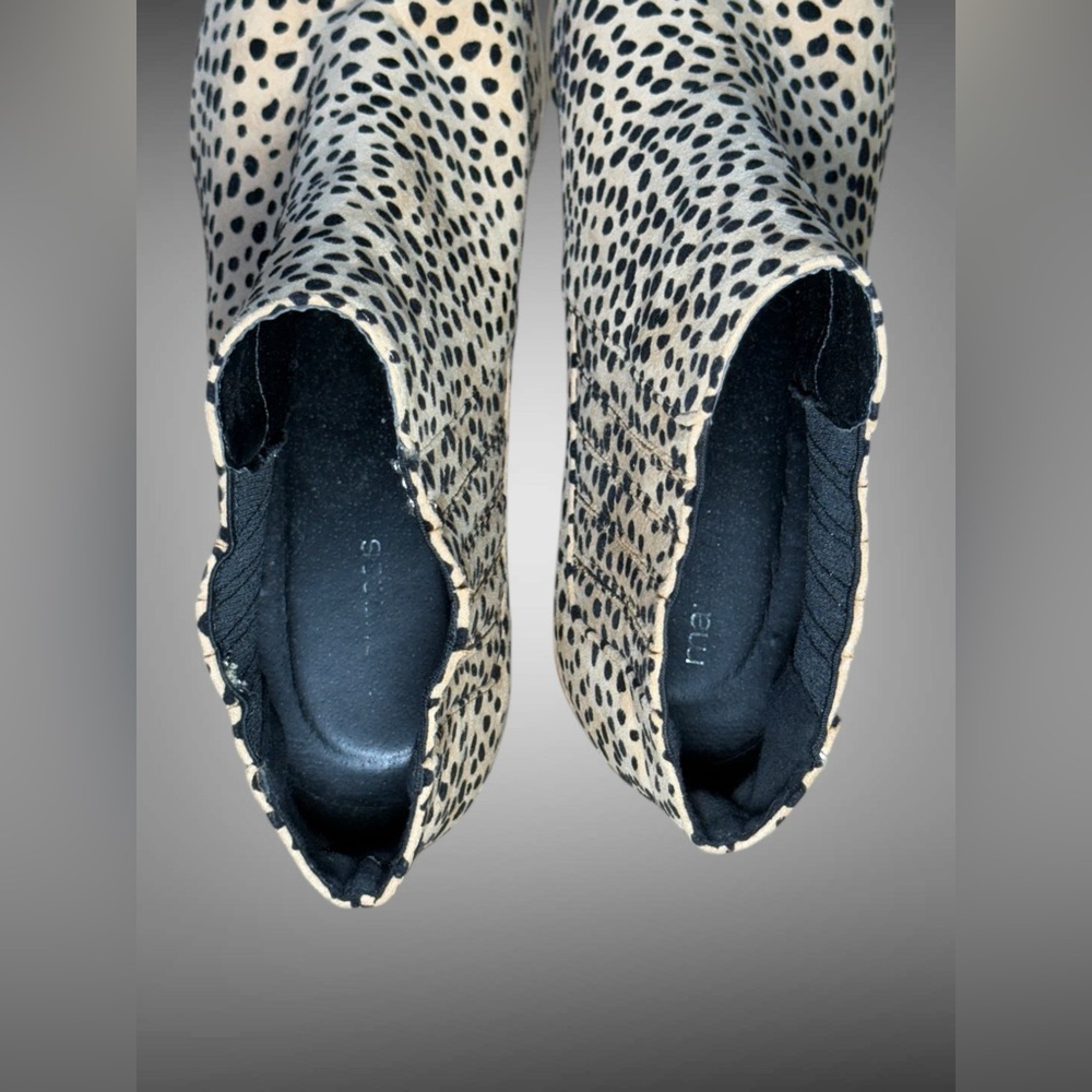 Maurices Cheetah Print Ankle Booties Women’s Size 11 Block Heel Western Boot - Picture 9 of 16